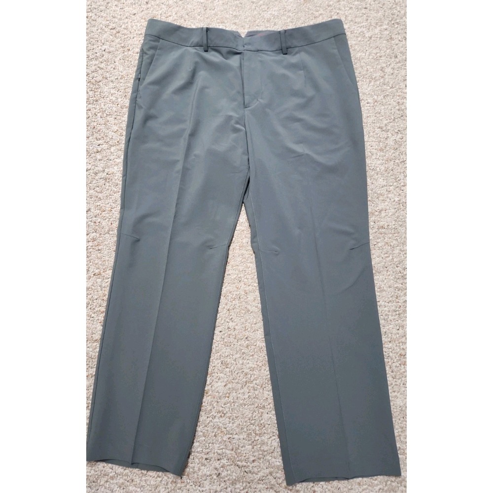 Nike Tiger Woods Collection Golf Pants Mens 40x30 Grey Straight Leg Flat Front